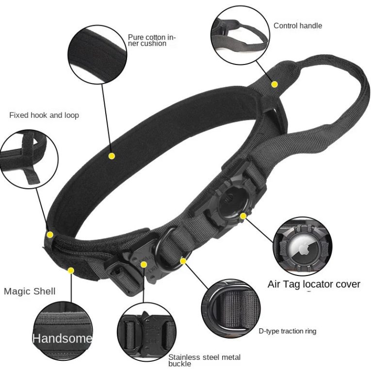 Adjustable-Nylon-AirTag-Holder-for-Pet-Tactical-Collar-Pet-Accessories-Anti-Last-and-Pet-Dog-Tracing