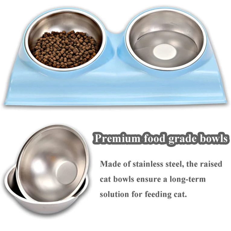 Benepaw-15-Tiled-Stainless-Steel-Double-Dog-Bowl-With-Raised-Stand-Eco-friendly-Non-Slip-Non