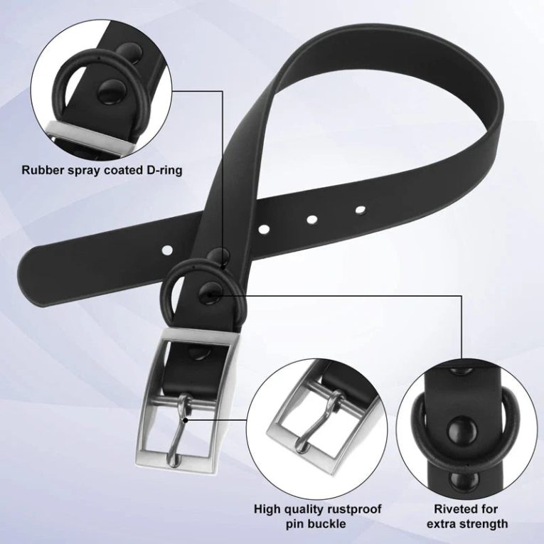 Benepaw-Adjustable-Dog-Collar-Durable-Soft-Rubber-Coated-Webbing-Waterproof-Easy-To-Clean-Pet-Collars-For