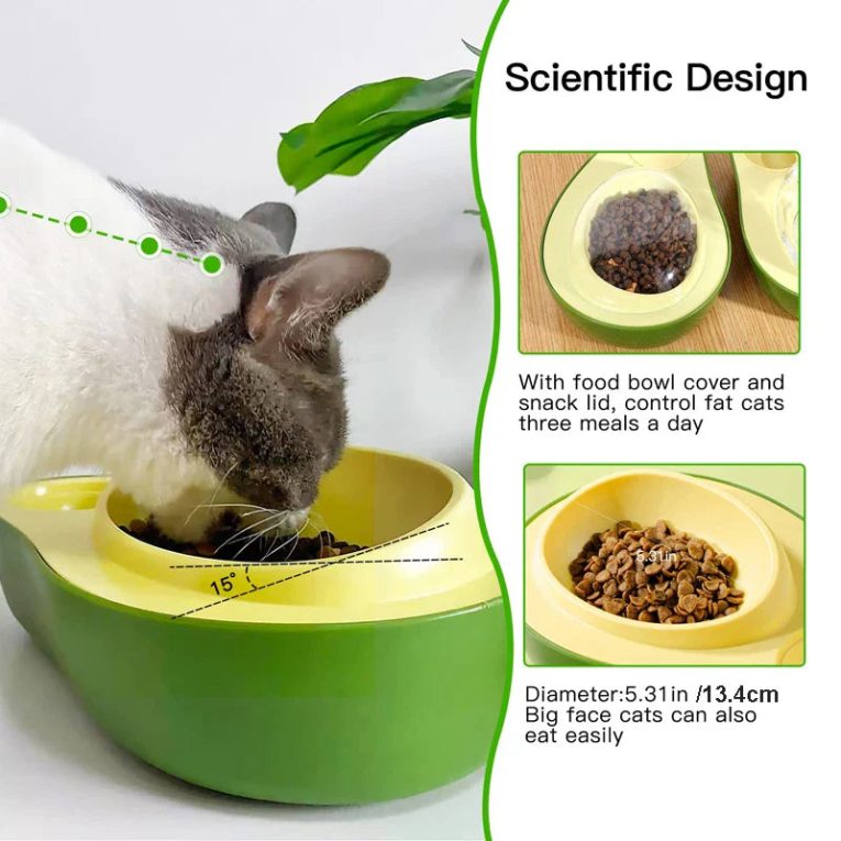 Benepaw-Automatic-Water-Dispenser-Raised-Pet-Food-Bowl-Nontoxic-Avocado-Slow-Feeder-Pet-Feeding-Bowl-For-1