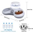 Benepaw-Double-Cat-Water-Food-Bowl-Set-Tilted-Pet-Water-Dispenser-Feeder-Automatic-Gravity-Crescent-Waterer