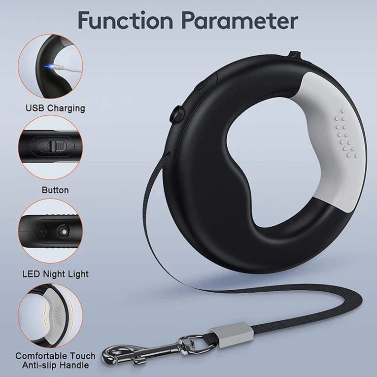 Benepaw-Durable-Led-Retractable-Dog-Leash-USB-Rechargeable-Anti-Slip-Ergonomic-Handle-Wearable-Light-Hands-Free