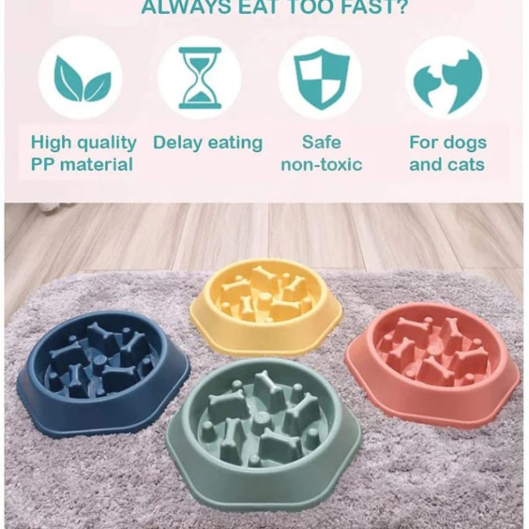 Benepaw-Durable-Slow-Feeder-Eco-friendly-Anti-slip-Slow-Eating-Healthy-Bone-Design-Food-Pet-Bowl-2