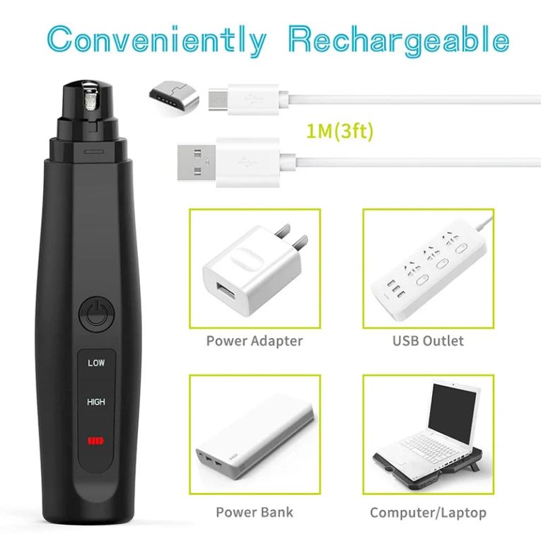 Benepaw-Electric-Dog-Nail-Grinder-Portable-USB-Rechargeable-Pet-Paw-Painless-Grooming-Trimming-For-Small-Medium-3