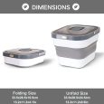 Benepaw-Foldable-Dog-Food-Storage-Container-Eco-friendly-Durable-Moisture-proof-Airtight-Grey-Pet-Food-Container