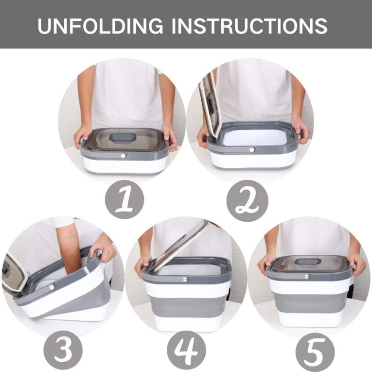 Benepaw-Foldable-Dog-Food-Storage-Container-Eco-friendly-Durable-Moisture-proof-Airtight-Grey-Pet-Food-Container-2