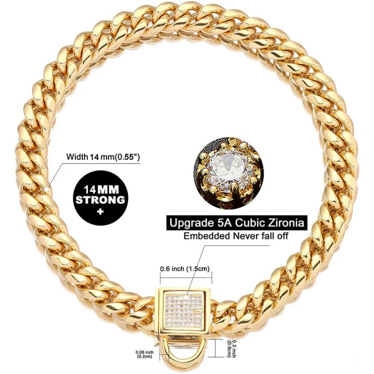 Benepaw-Heavy-Duty-Cuban-Link-Dog-Collar-Safe-Comfortable-Stainless-Steel-14mm-Gold-Pet-Chain-Choke