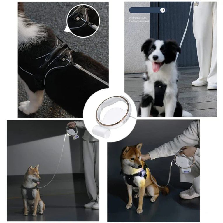 Benepaw-Heavy-Duty-Retractable-Dog-Leash-Led-Light-Waste-Bag-Holder-No-Tangle-Nylon-Pet-Lead-3