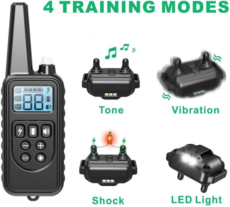Benepaw-Led-Light-Dog-Training-Collar-Waterproof-Safe-Pet-Puppy-Shock-Collar-Beeper-Anti-Barking-Device