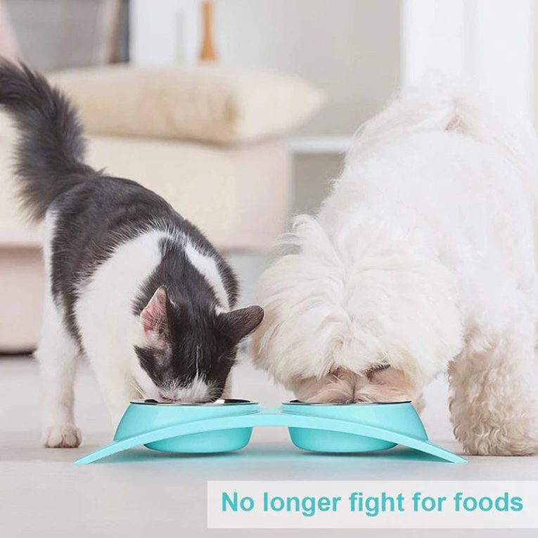 Benepaw-Raised-Double-Dog-Bowl-With-Stand-Stainless-Steel-Removable-Durable-Food-Water-Pet-Bowls-Puppy-1
