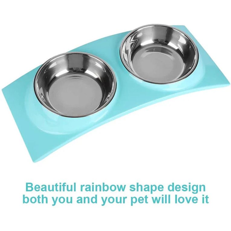 Benepaw-Raised-Double-Dog-Bowl-With-Stand-Stainless-Steel-Removable-Durable-Food-Water-Pet-Bowls-Puppy-2