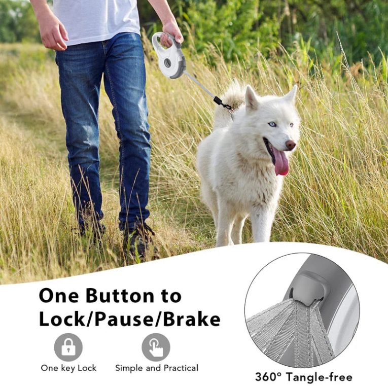 Benepaw-Retractable-Dog-Leash-Reusable-Repairable-Strong-Nylon-Tape-Durable-One-Handed-Brake-Pause-Lock-Pet-3