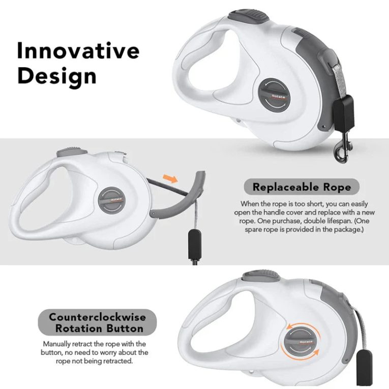 Benepaw-Retractable-Dog-Leash-Reusable-Repairable-Strong-Nylon-Tape-Durable-One-Handed-Brake-Pause-Lock-Pet