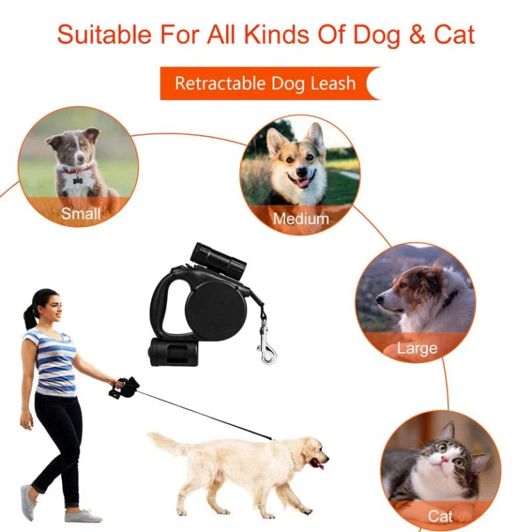 Benepaw-Retractable-Dog-Leash-With-Poop-Bag-Holder-No-Tangle-Flashlight-Dog-Lead-For-Small-Medium-1