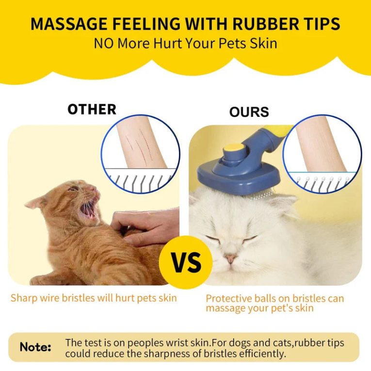 Benepaw-Self-Cleaning-Dog-Slicker-Brush-360-Rotatable-Pet-Grooming-Comb-For-Cat-Puppy-Removes-Loose-2