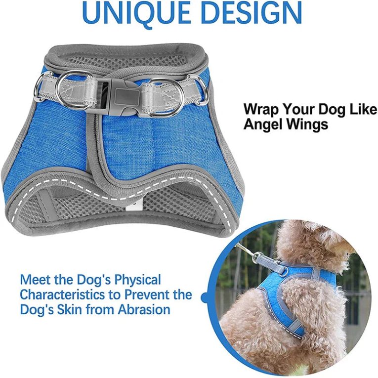 Benepaw-Soft-Small-Medium-Dog-Harness-Leash-Set-Reflective-Comfortable-Step-In-Pet-Vest-Harness-Padded