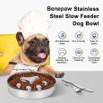 Benepaw-Stainless-Steel-Dog-Bowl-Anti-Gulping-Slow-Feeder-Safe-Washable-Pet-Food-Water-Bowl-Small-1