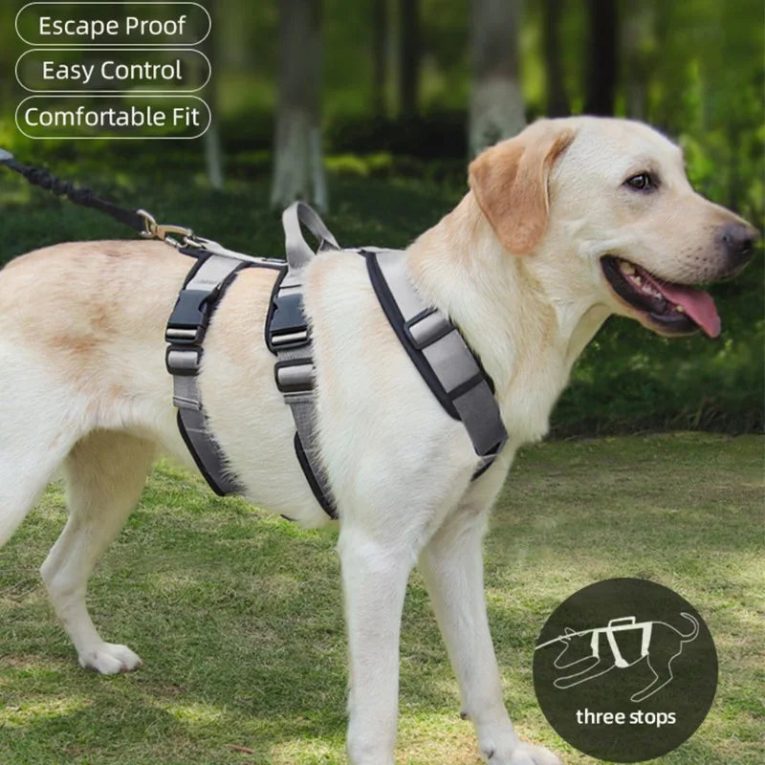 Durable-Dog-Harness-Comfortable-Escape-Proof-Adjustable-Easy-Control-Walking-Accessories-Big-Dog-Harness