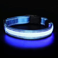 USB Charge LED Reflective Dog Collar