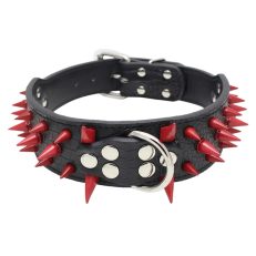 Wolf Tooth Spike Rivet Dog Collar